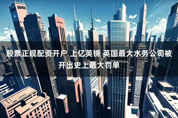 股票正规配资开户 上亿英镑 英国最大水务公司被开出史上最大罚单